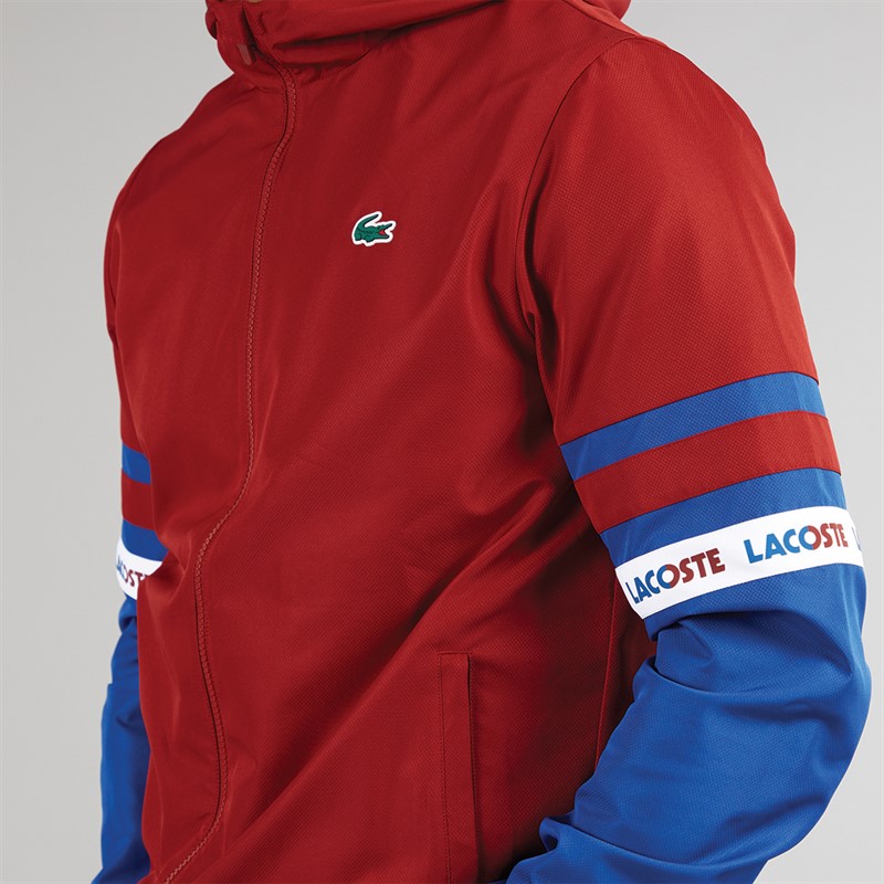 Lacoste Mens Windbreaker Ora/Captain