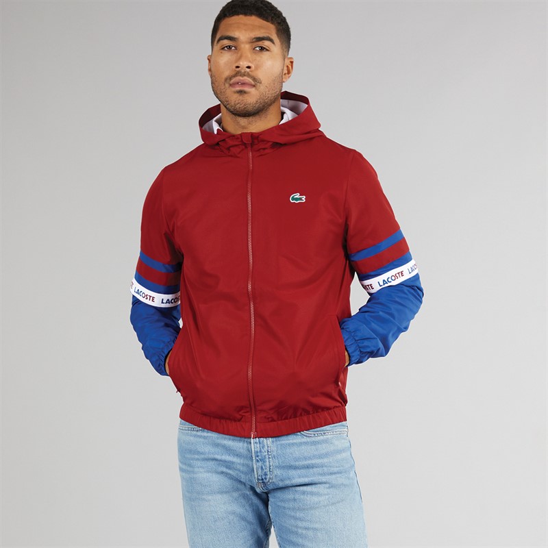 Lacoste Mens Windbreaker Ora/Captain