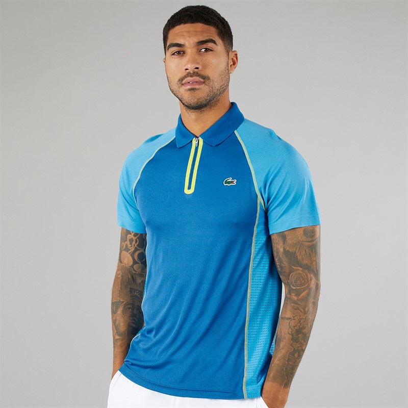 Lacoste Mens Short Sleeve Polo Shirt Kingdom/Fiji Lima