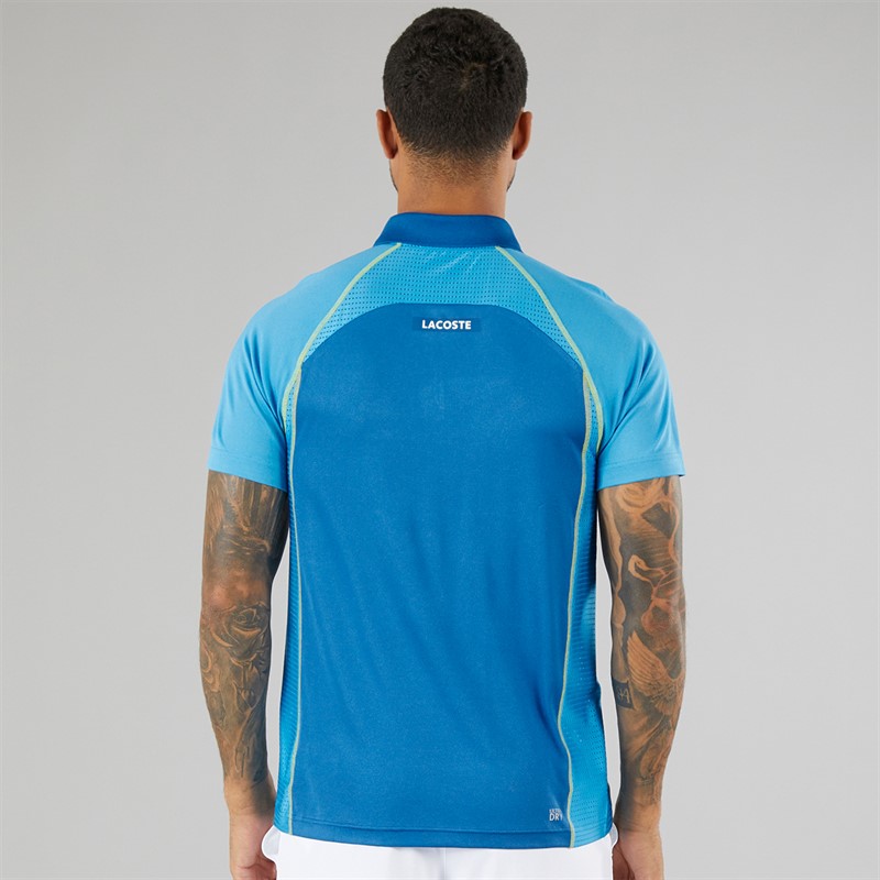 Lacoste Mens Short Sleeve Polo Shirt Kingdom/Fiji Lima