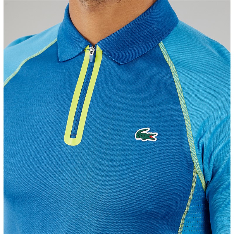 Lacoste Mens Short Sleeve Polo Shirt Kingdom/Fiji Lima