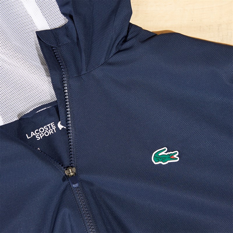 Lacoste Mens Windbreaker Navy Blue/Phoenix Blue