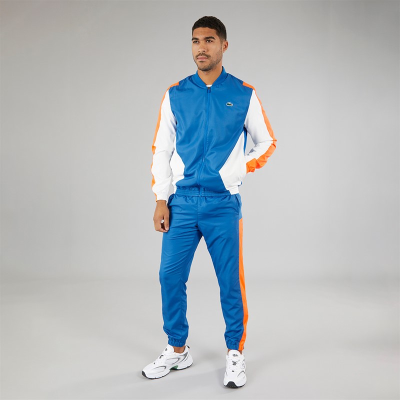 Lacoste Mens Tracksuit Kingdom/Flashy Orange Flo