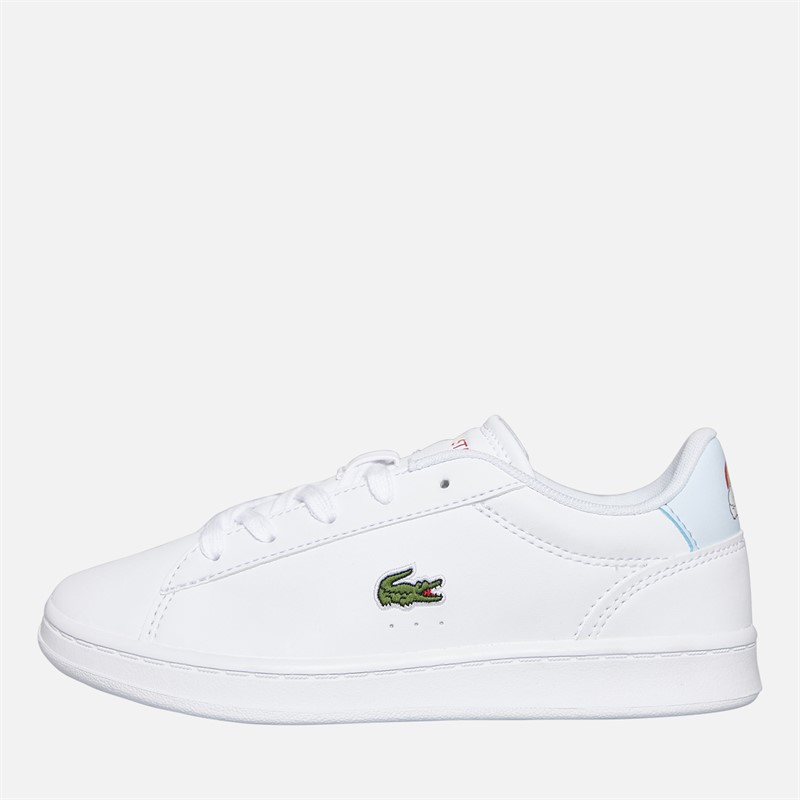 Lacoste Kids Carnaby Set Trainers White/Light Blue