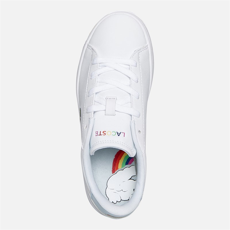 Lacoste Kids Carnaby Set Trainers White/Light Blue
