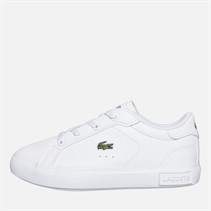 Lacoste Infant Powercourt Trainers White/White