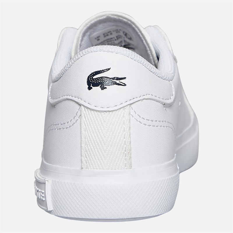 Lacoste Infant Powercourt Trainers White/White