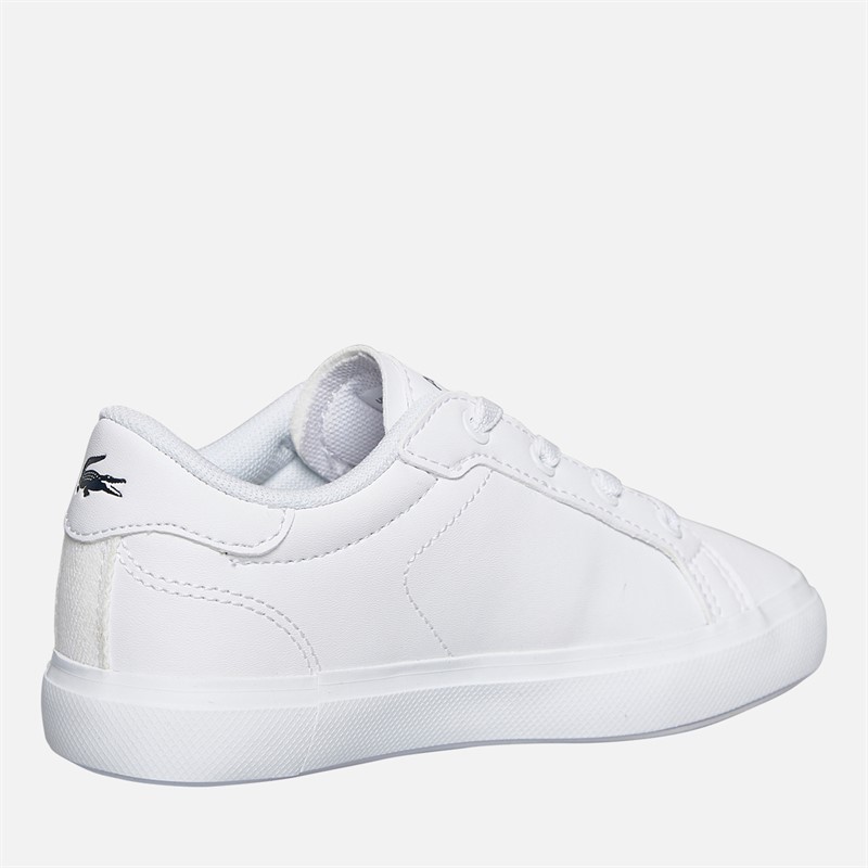 Lacoste Infant Powercourt Trainers White/White