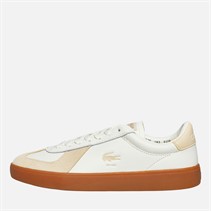 Lacoste Womens Baseshot Pro Trainers Light Yellow/Gum
