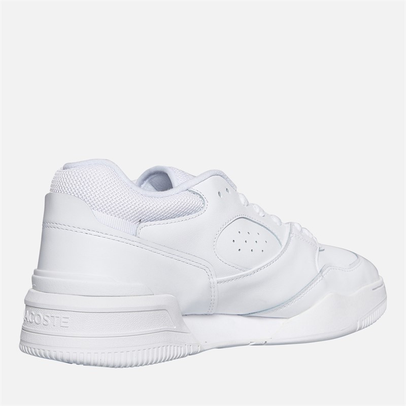 Lacoste Mens Lineshot Trainers White/White