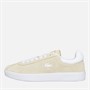 Lacoste Womens Baseshot Trainers Light Yellow/White