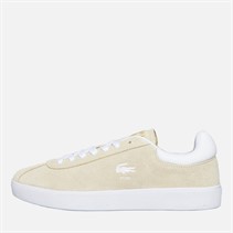 Lacoste Womens Baseshot Trainers Light Yellow/White