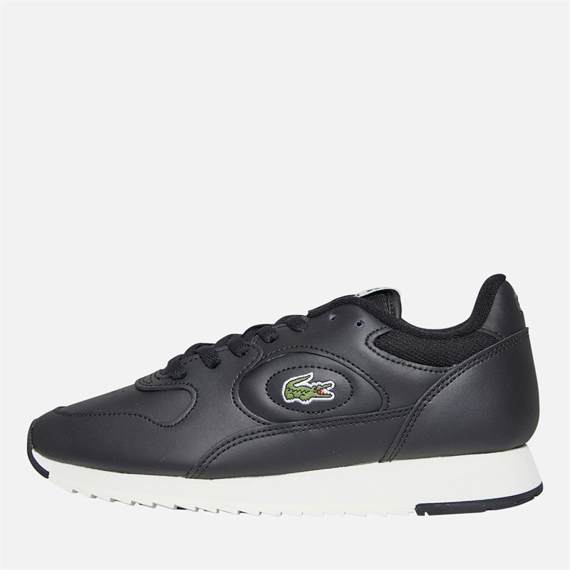 Lacoste Mens Linetrack Trainers Black/Off White