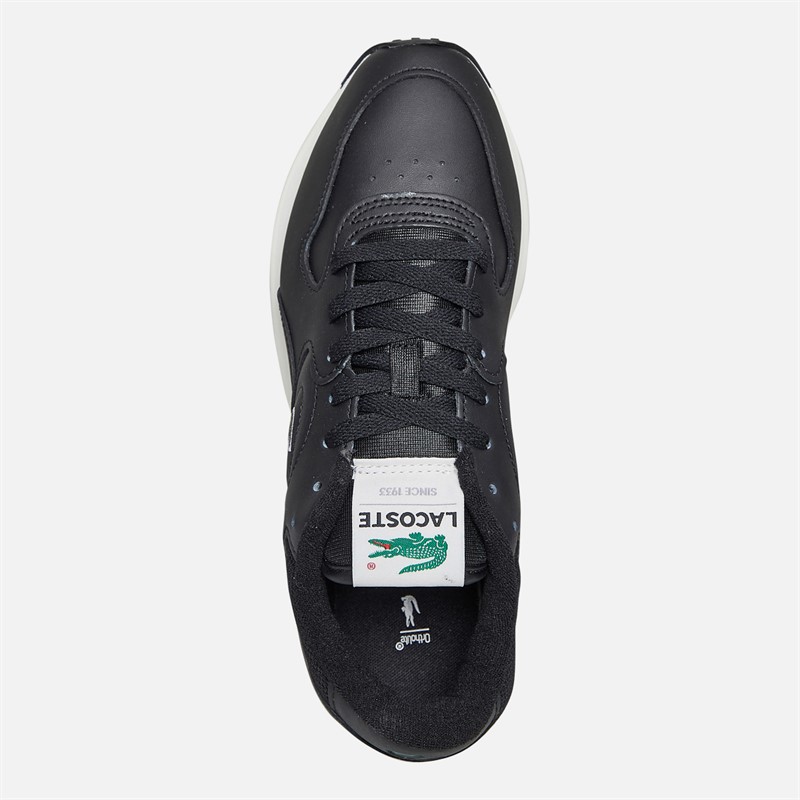 Lacoste Mens Linetrack Trainers Black/Off White