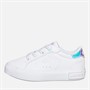Lacoste Infant Girls Powercourt Trainers White/Light Pink