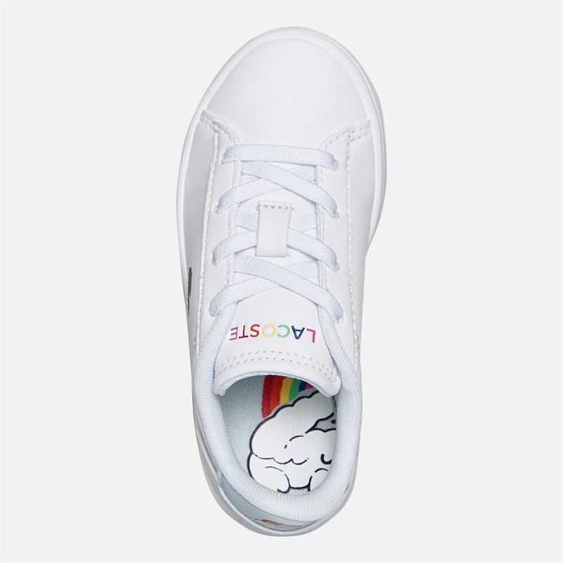 Lacoste Infant Carnaby Set Trainers White/Light Blue