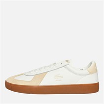 Lacoste Mens Baseshot Pro Trainers Light Yellow/Gum
