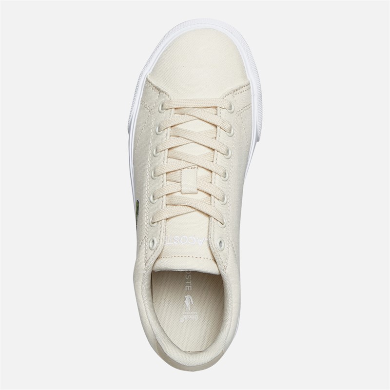 Lacoste Womens Lerond Set Trainers Natural/White