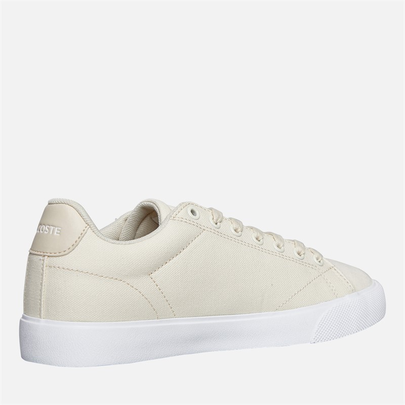 Lacoste Womens Lerond Set Trainers Natural/White