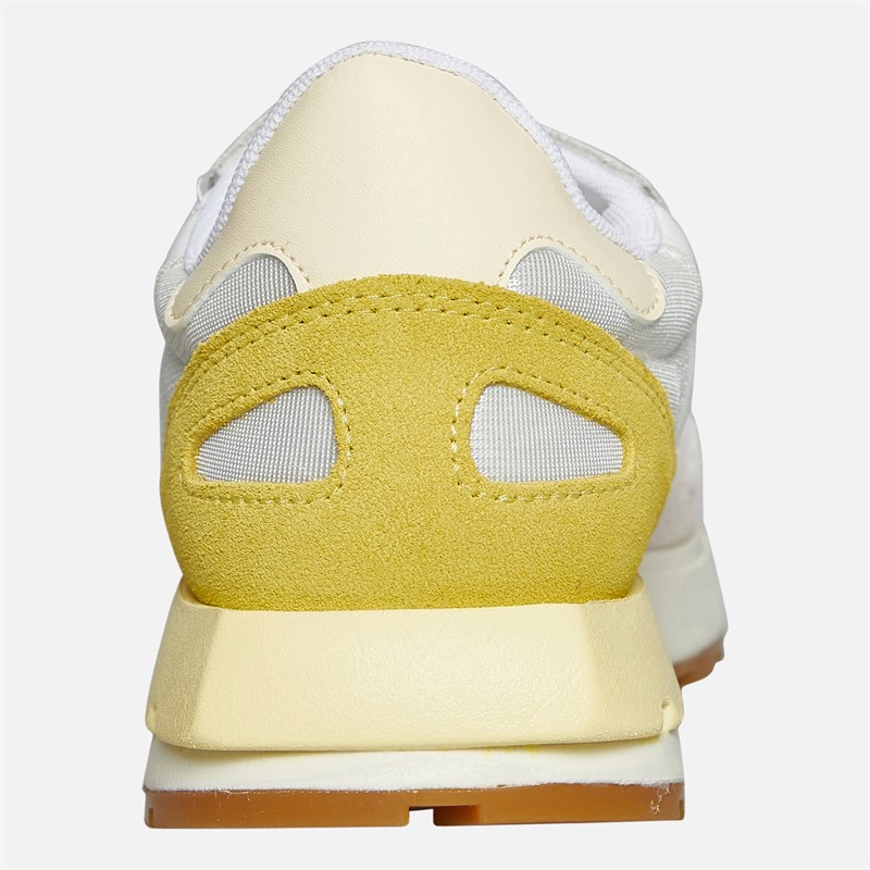 Lacoste Womens Partner Trainers Off White/Light Yellow