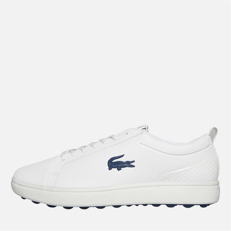 Lacoste Mens G Elite S Golf Shoes Off White/Navy