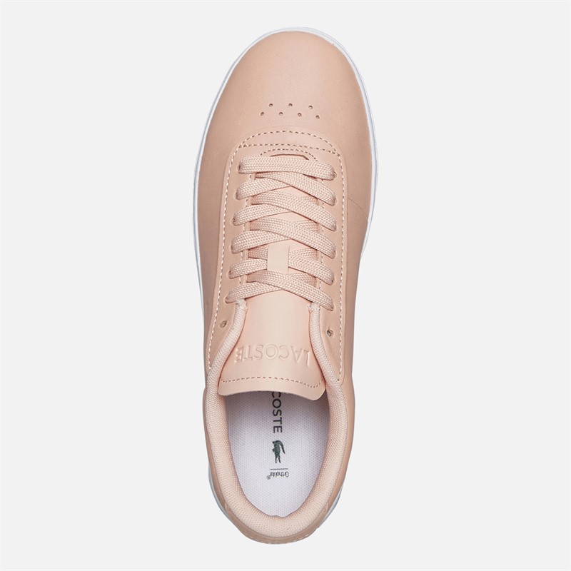Lacoste Womens Baseshot Evo Trainers Light Pink/White