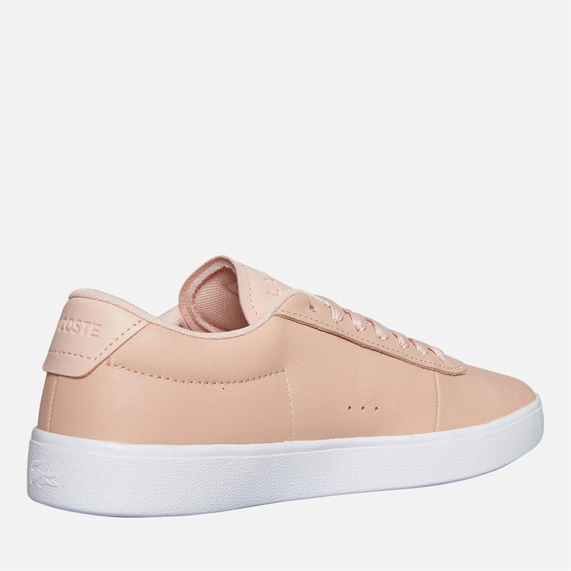 Lacoste Womens Baseshot Evo Trainers Light Pink/White