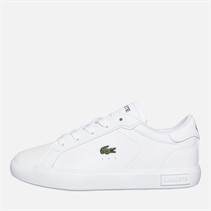Lacoste Kids Powercourt Trainers White/White