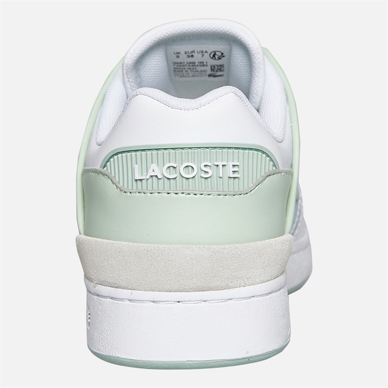 Lacoste Womens Court Cage Trainers White/Green
