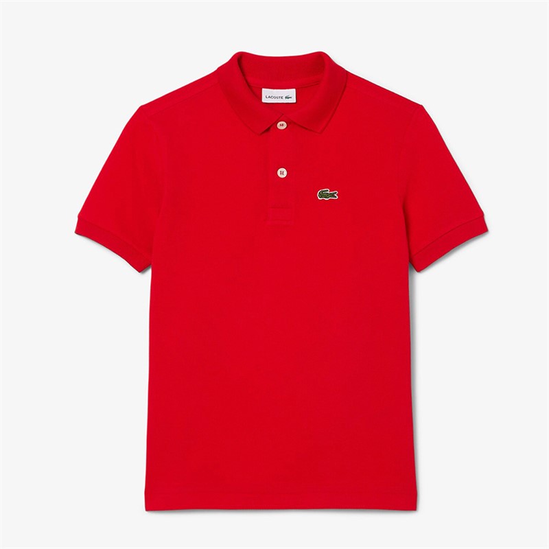 Lacoste Boys Polo Shirt Rouge
