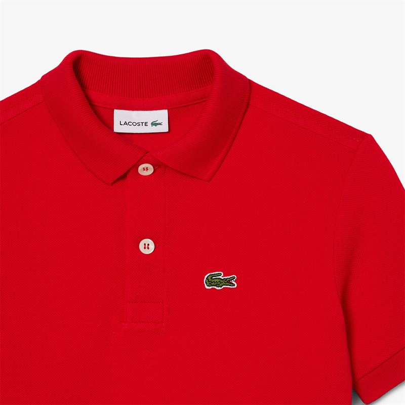 Lacoste Boys Polo Shirt Rouge