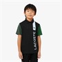 Lacoste Boys Polo Shirt Noir/Vert-Ruisseau