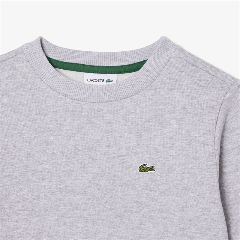 Lacoste Boys Sweatshirt Argent Chine