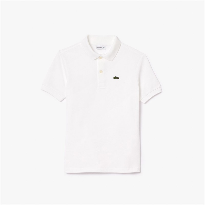 Lacoste Boys Polo Shirt Blanc