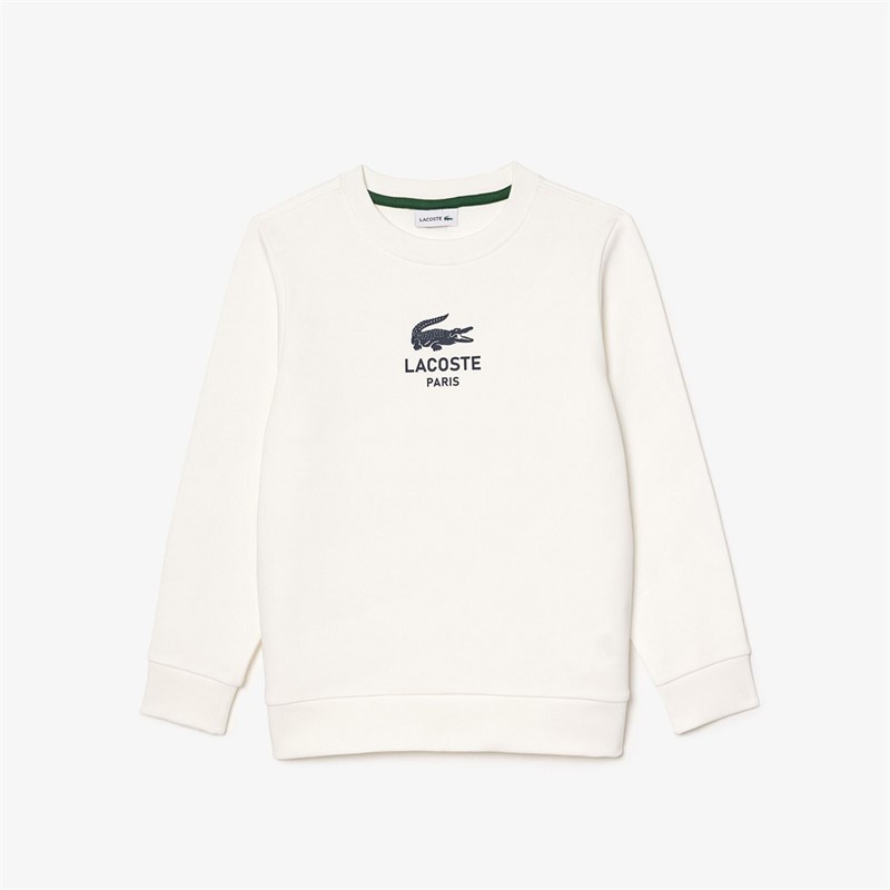 Lacoste Boys Sweatshirt Farine - Size 10Y