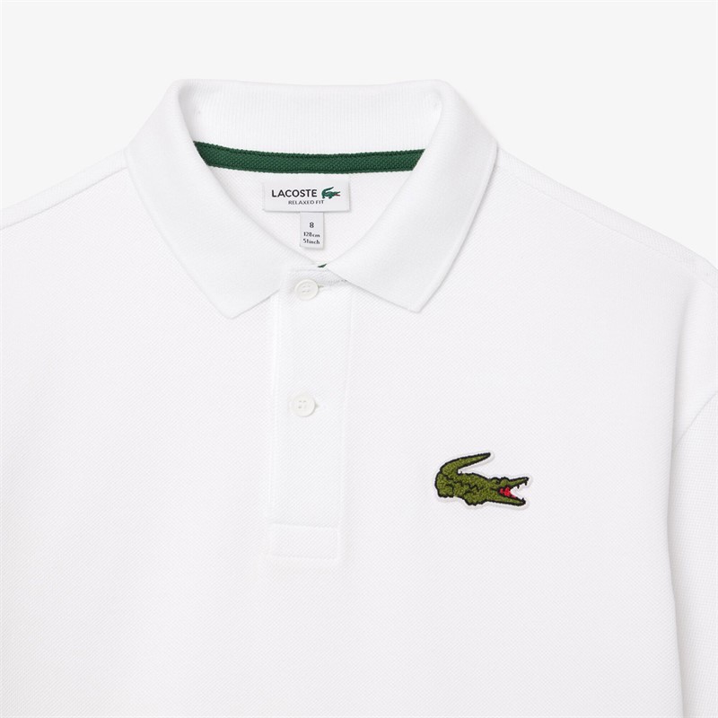 Lacoste Boys Polo Shirt Blanc