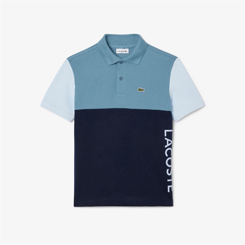 Lacoste Boys Polo Shirt Calcaire/Ruisseau-Marine