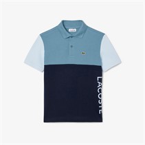 Lacoste Boys Polo Shirt CALCAIRE/RUISSEAU-MARINE