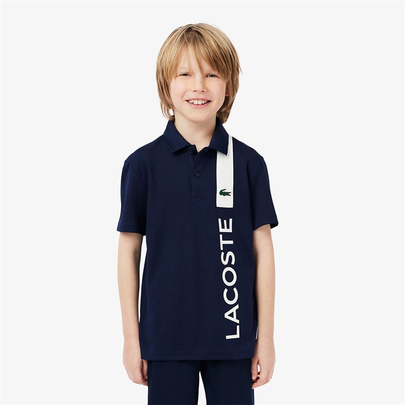 Lacoste Boys Polo Shirt Marine/Marine-Blanc