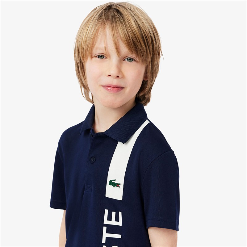 Lacoste Boys Polo Shirt Marine/Marine-Blanc