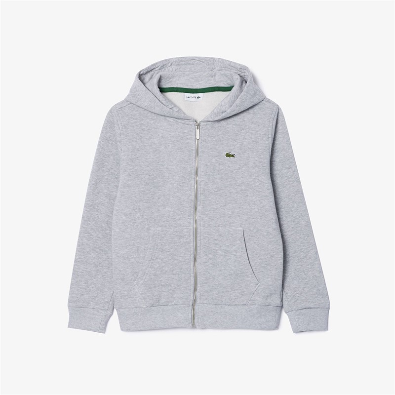 Lacoste Boys Hoodie Argent Chine