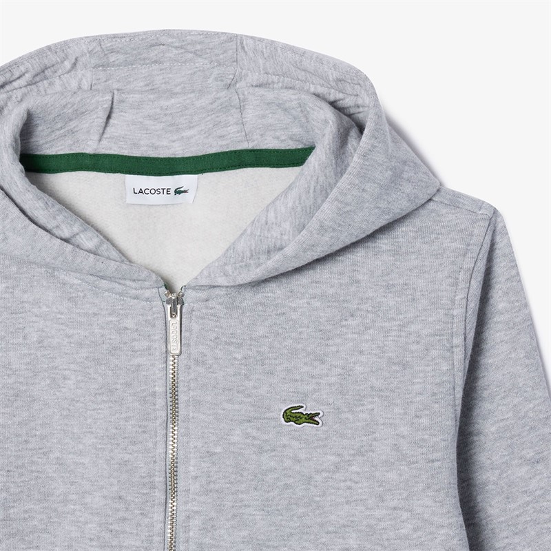 Lacoste Boys Hoodie Argent Chine