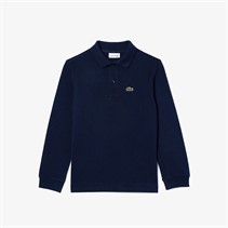 Lacoste Boys Long Sleeve Polo Shirt MARINE
