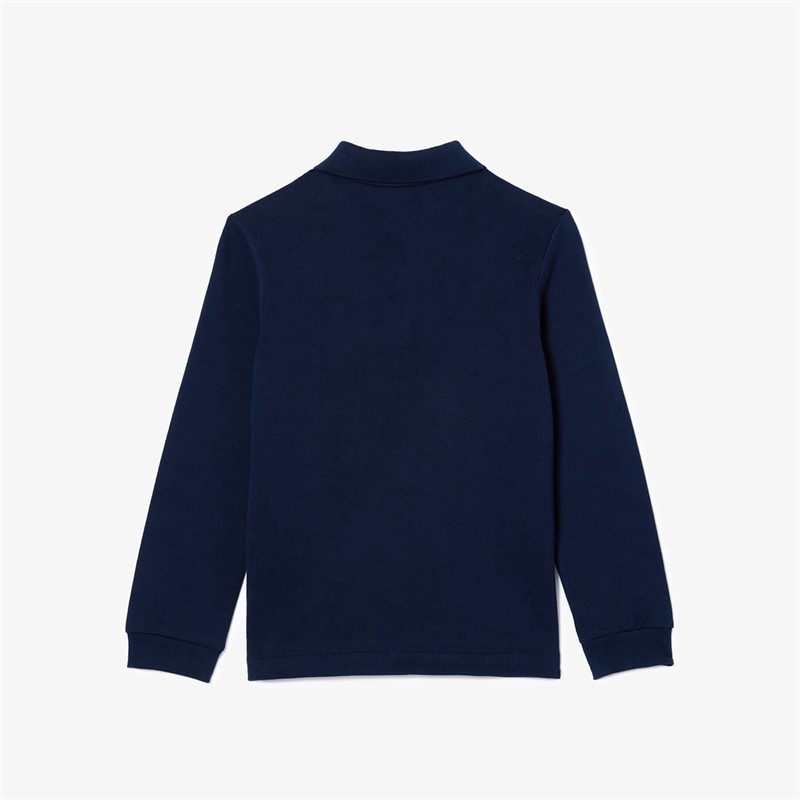 Lacoste Boys Long Sleeve Polo Shirt Marine