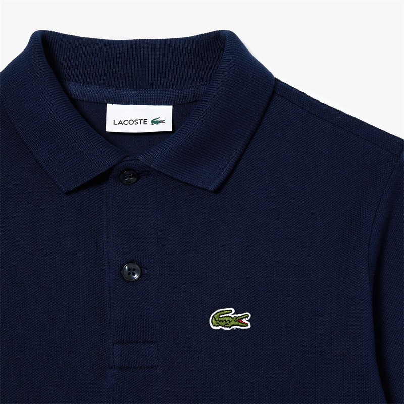 Lacoste Boys Long Sleeve Polo Shirt Marine