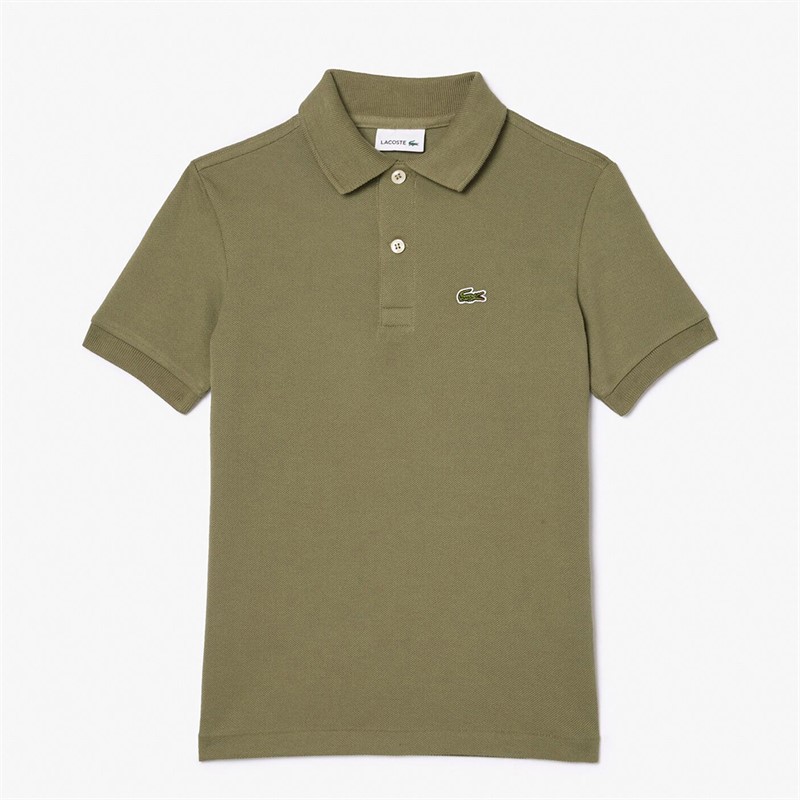 Lacoste Boys Polo Shirt Kaki