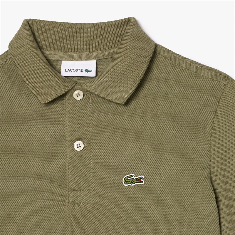 Lacoste Boys Polo Shirt Kaki