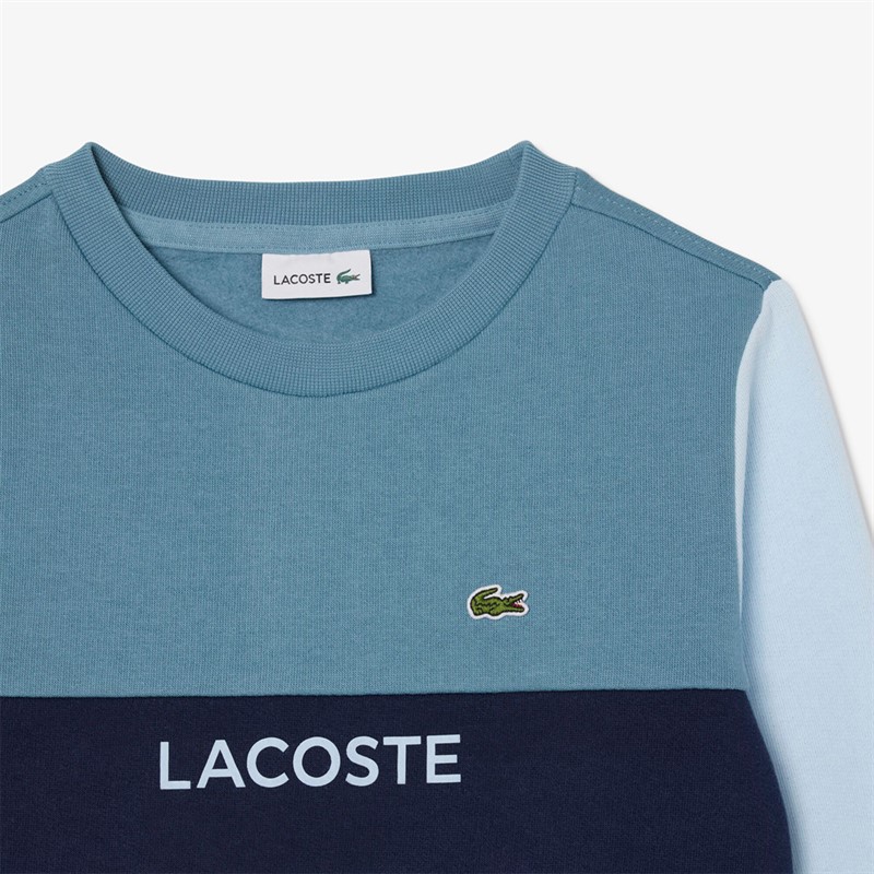 Lacoste Boys Sweatshirt Calcaire/Ruisseau/Marine Calcaire/Ruisseau-Marine