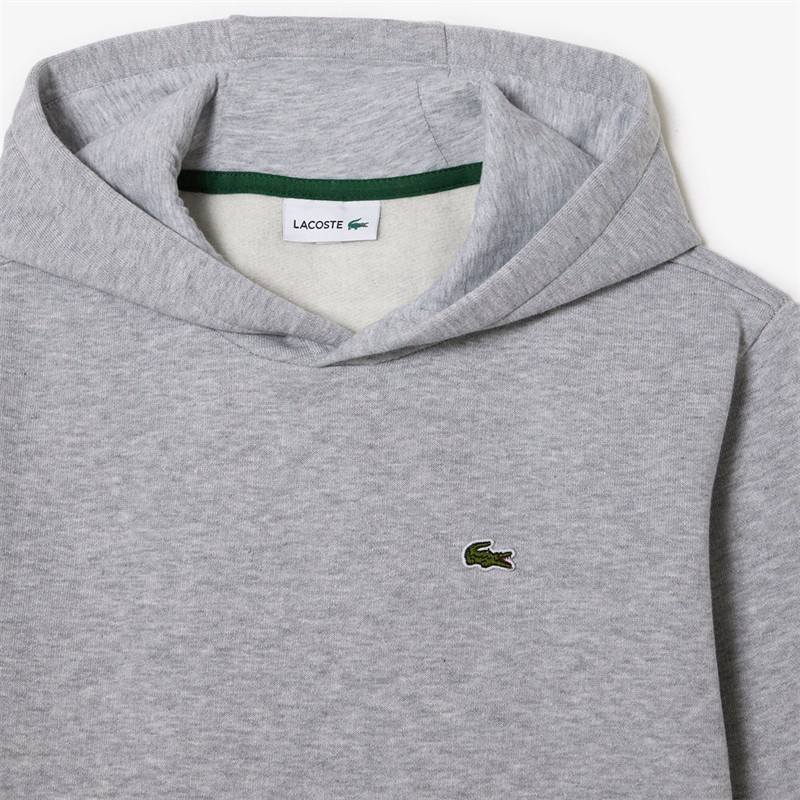 Lacoste Boys Hoodie Argent Chine