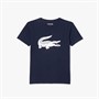Lacoste Boys T-Shirt Marine/Blanc